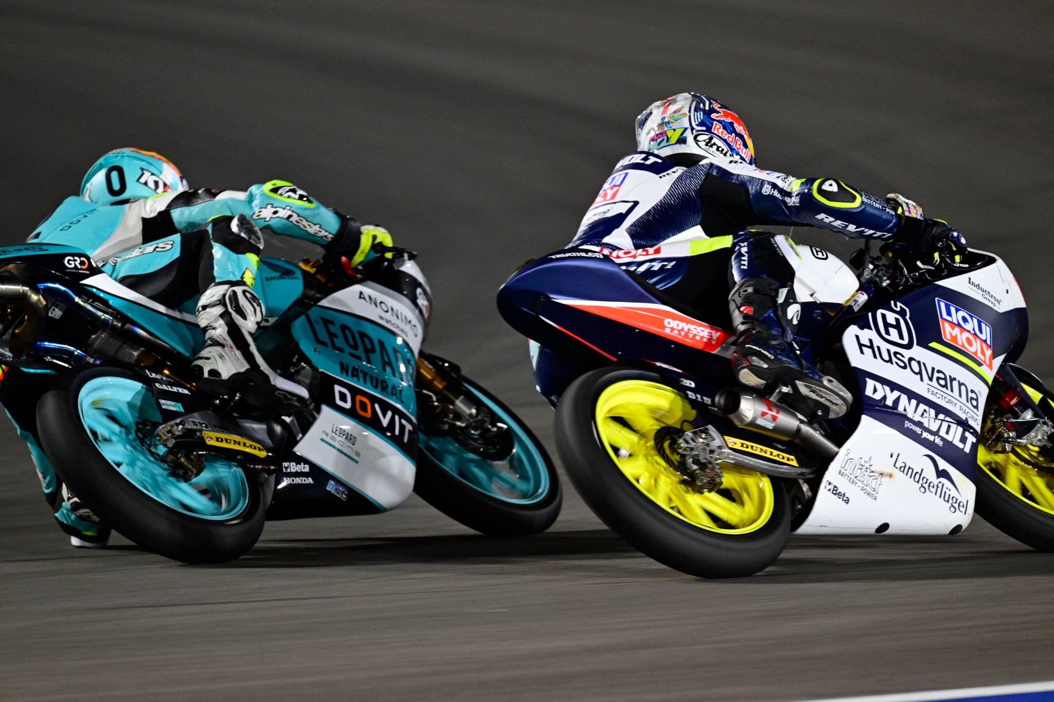 Jaume Masia, Ayumu Sasaki, Moto3 race, Qatar MotoGP 19 November