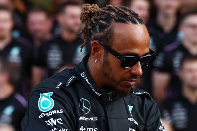 Lewis Hamilton (GBR) Mercedes AMG F1 at a team photograph. Formula 1 World Championship, Rd 23, Abu Dhabi Grand Prix, Yas