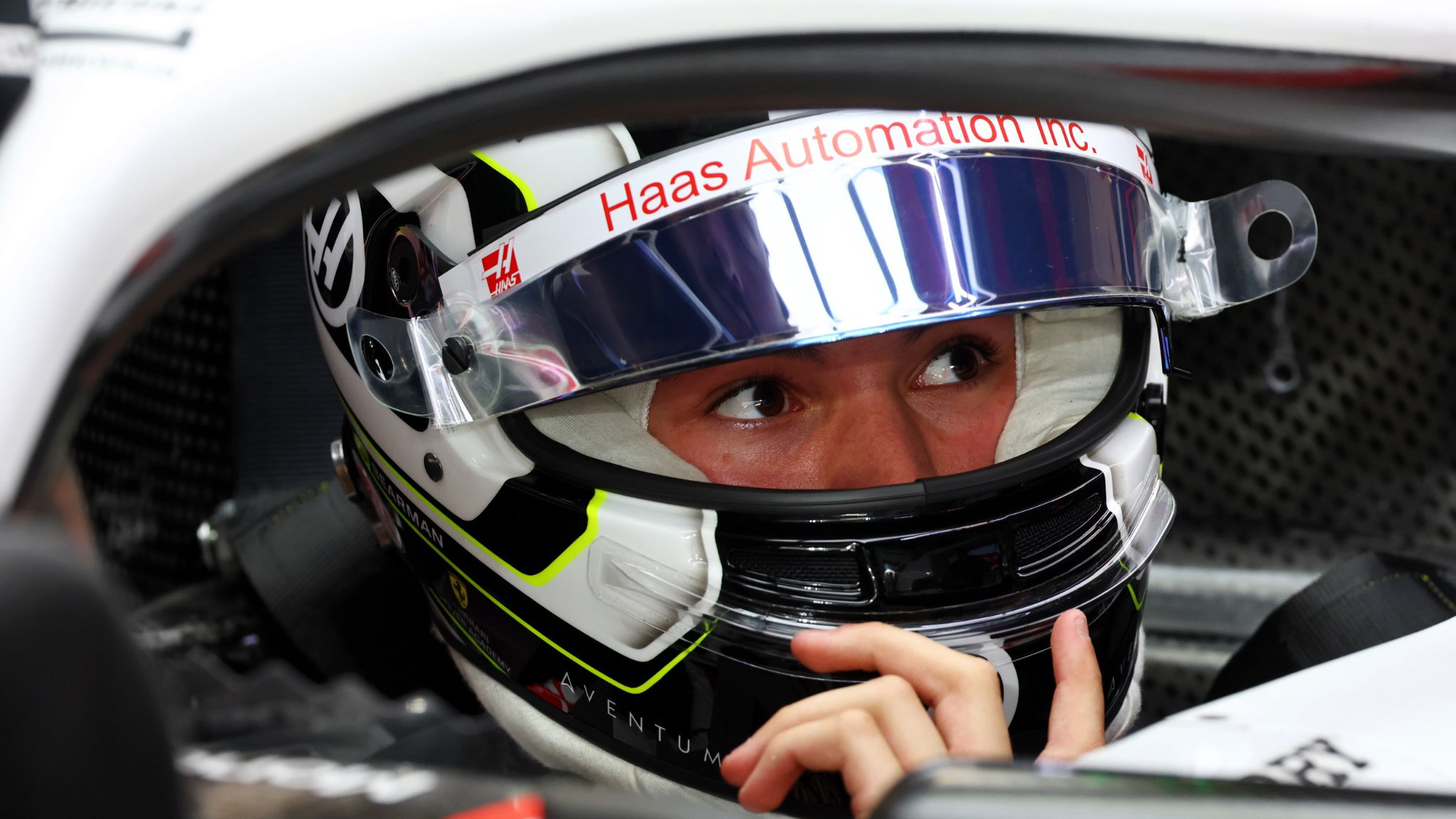 Oliver Bearman (GBR) Haas VF-23 Test Driver. Formula 1 World Championship, Rd 23, Abu Dhabi Grand Prix, Yas Marina