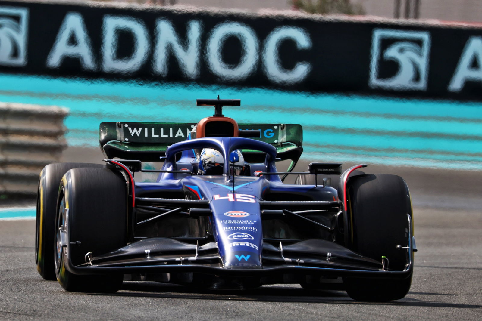 Zak O'Sullivan (GBR) Williams Racing FW45 Academy Driver. Formula 1 World Championship, Rd 23, Abu Dhabi Grand Prix, Yas