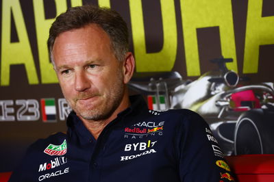 Christian Horner (GBR) Red Bull Racing Team Principal in the FIA Press Conference. Formula 1 World Championship, Rd 23,