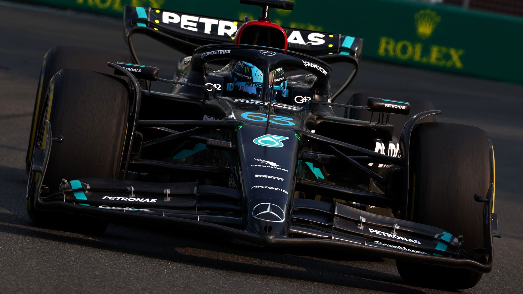George Russell (GBR) Mercedes AMG F1 W14. Formula 1 World Championship, Rd 23, Abu Dhabi Grand Prix, Yas Marina Circuit,