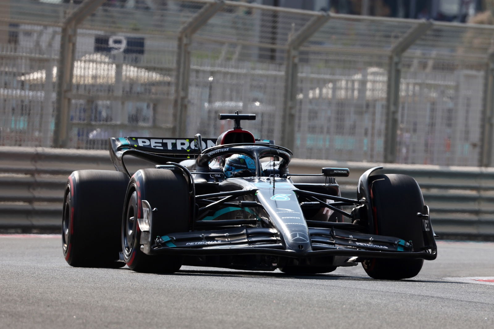 George Russell (GBR) Mercedes AMG F1 W14. Formula 1 World Championship, Rd 23, Abu Dhabi Grand Prix, Yas Marina Circuit,