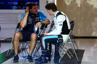 Logan Sargeant (USA) Williams Racing with Ben Jacobs (AUS) Williams Racing Personal Trainer. Formula 1 World Championship,