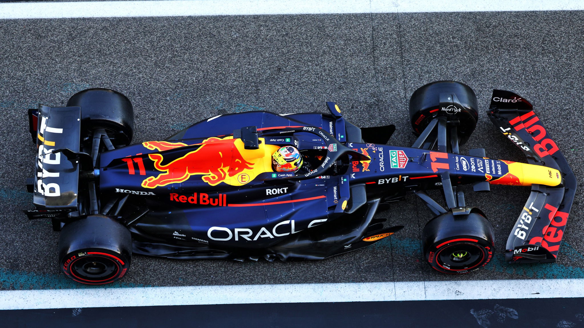 Sergio Perez (MEX) Red Bull Racing RB19. Formula 1 Testing, Yas Marina Circuit, Abu Dhabi, Tuesday.
- www.xpbimages.com,