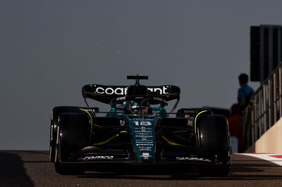 Lance Stroll (CDN) Aston Martin F1 Team AMR23. Formula 1 Testing, Yas Marina Circuit, Abu Dhabi, Tuesday.-