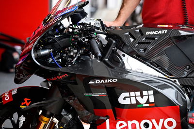 Lenovo Ducati bike, Valencia MotoGP test 28 November