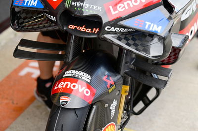 Lenovo Ducati bike, Valencia MotoGP test 28 November