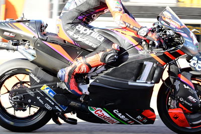 Aprilia bike, Valencia MotoGP test 28 November