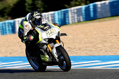 Andrea Iannone, Jerez WorldSBK test, 24 January