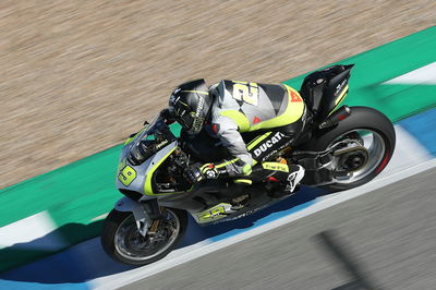 Andrea Iannone, Jerez WorldSBK test, 24 January