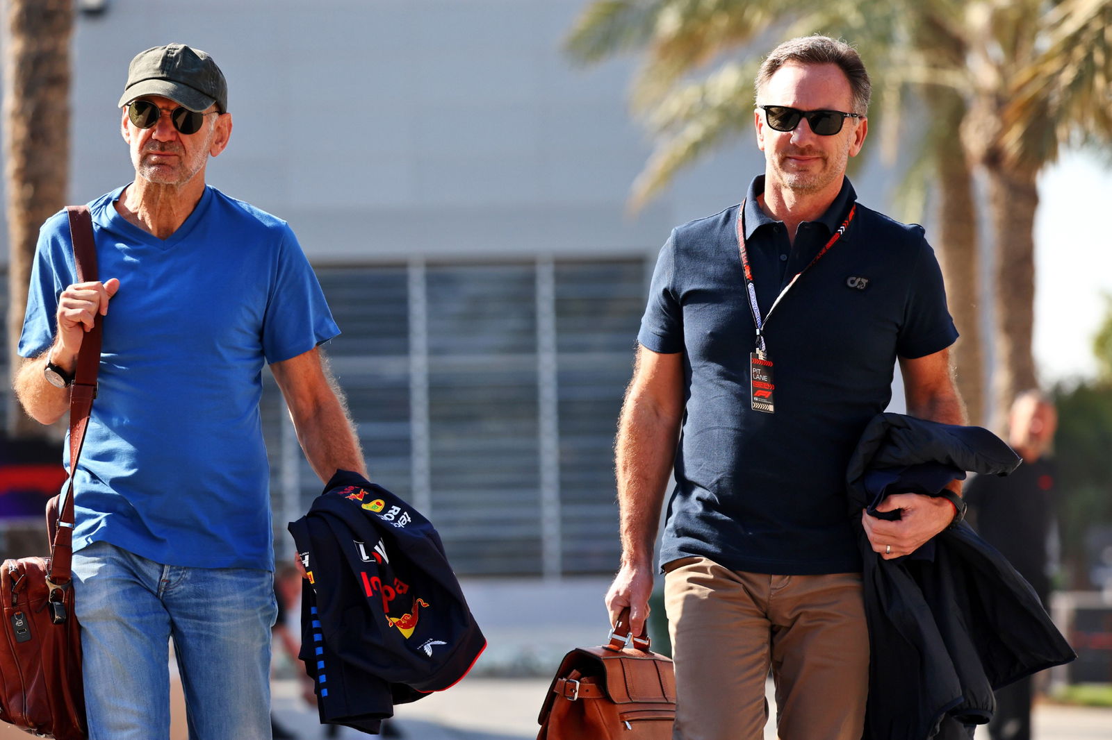 (L to R): Adrian Newey (GBR) Red Bull Racing Chief Technical Officer and Christian Horner (GBR) Red Bull Racing Team