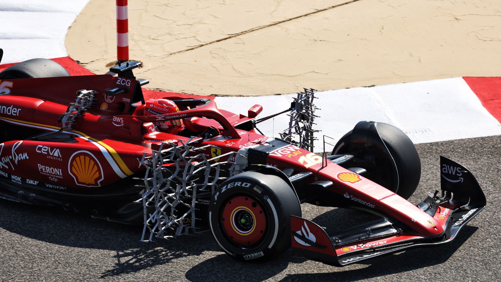 Charles Leclerc (MON) Ferrari SF-24. Formula 1 Testing, Sakhir, Bahrain, Day One.- www.xpbimages.com, EMail: