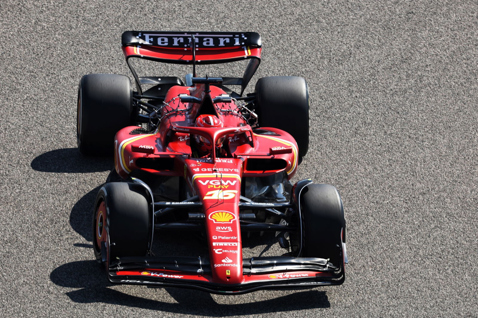 Charles Leclerc (MON) Ferrari SF-24. Formula 1 Testing, Sakhir, Bahrain, Day One.- www.xpbimages.com, EMail: