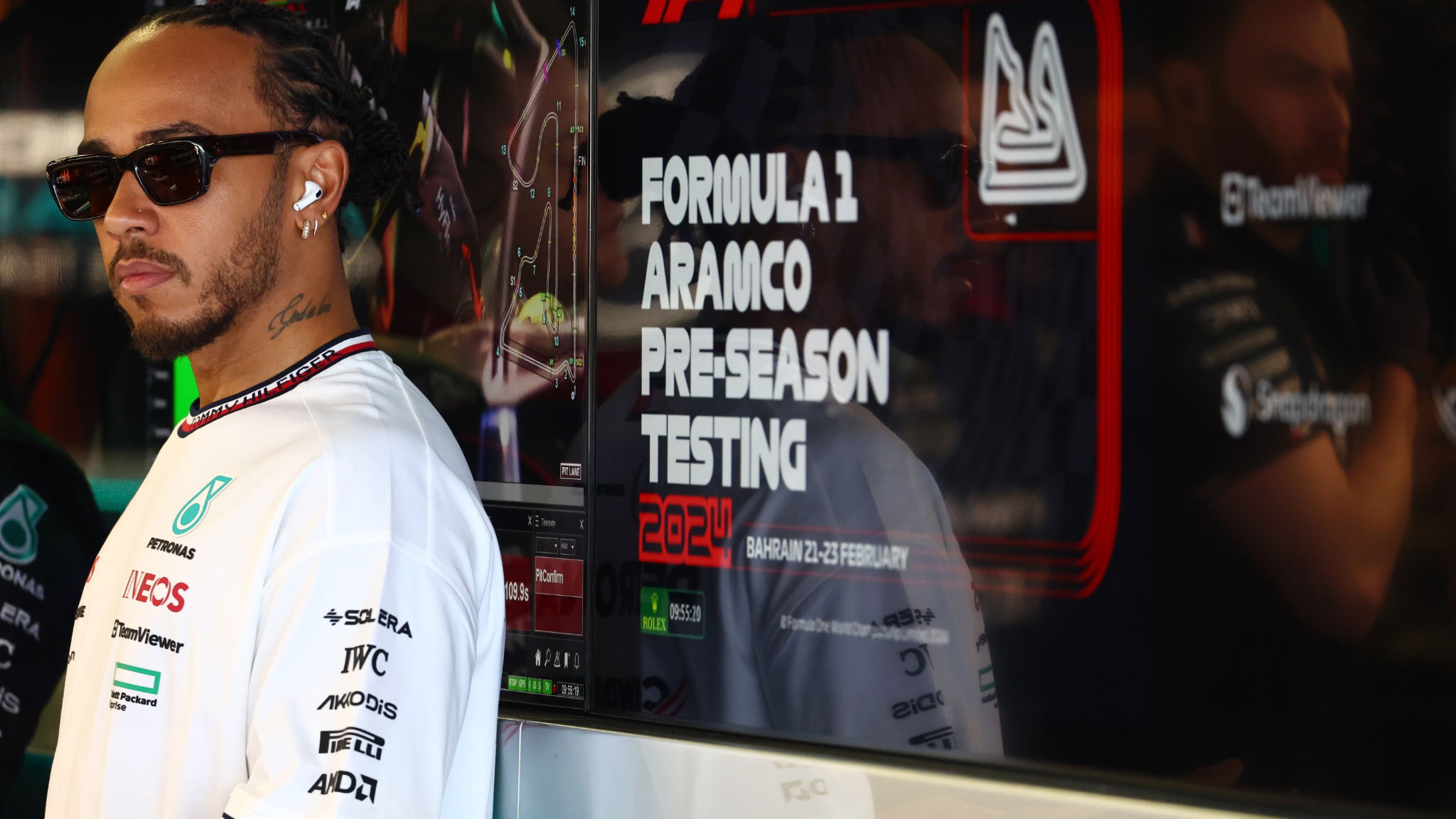 Lewis Hamilton (GBR) Mercedes AMG F1. Formula 1 Testing, Sakhir, Bahrain, Day One.- www.xpbimages.com, EMail: