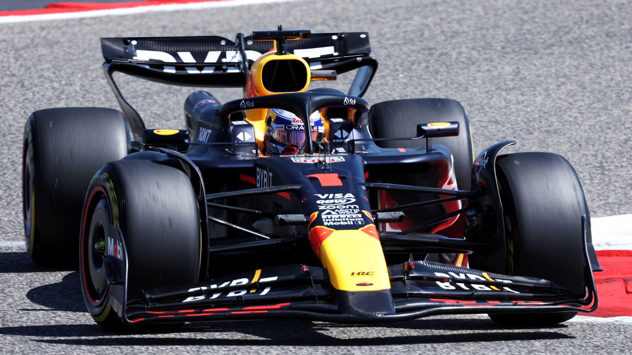 Max Verstappen (NLD) Red Bull Racing RB20. Formula 1 Testing, Sakhir, Bahrain, Day One.- www.xpbimages.com, EMail: