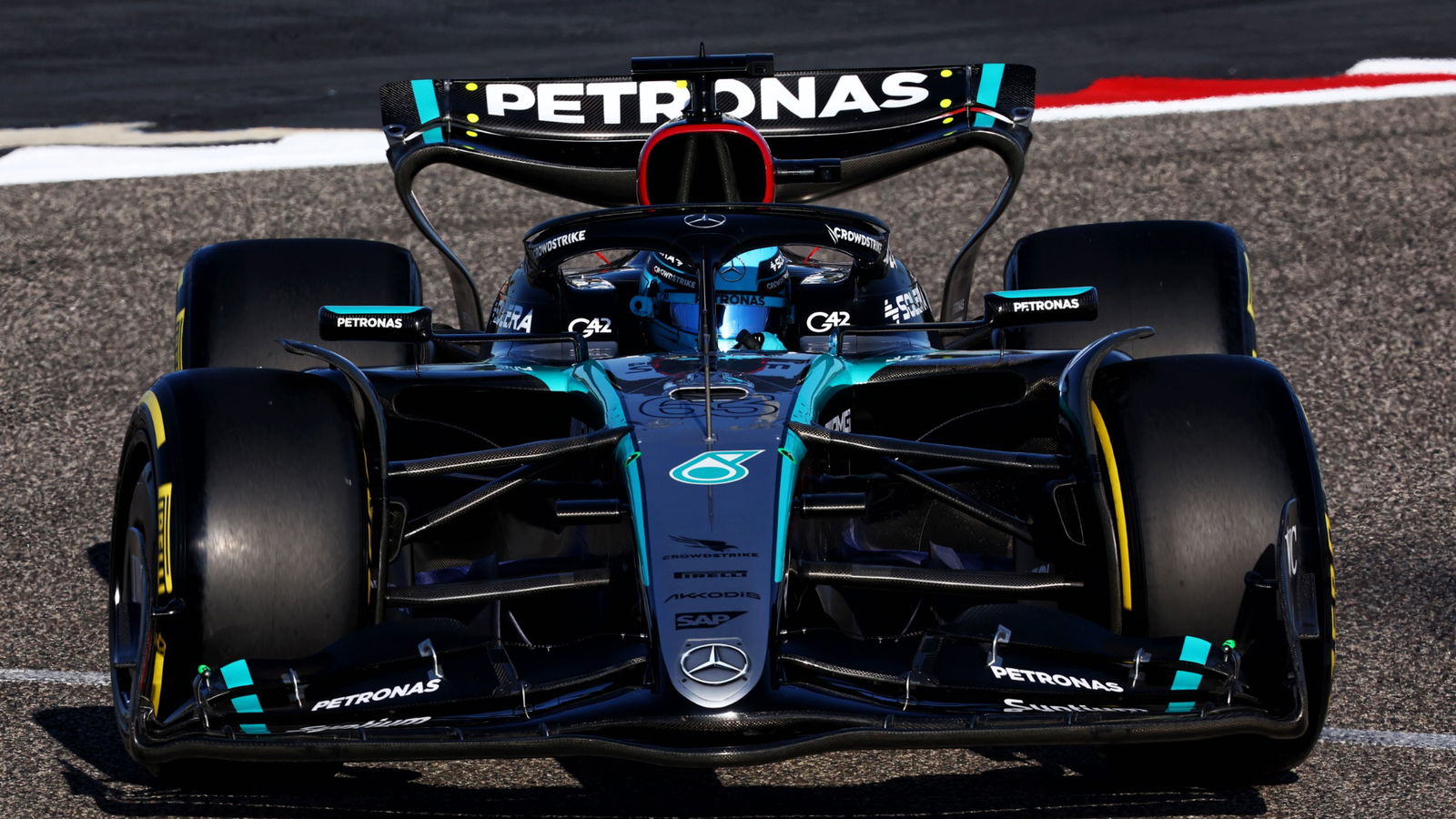 George Russell (GBR) Mercedes AMG F1 W15. Formula 1 Testing, Sakhir, Bahrain, Day One.- www.xpbimages.com, EMail: