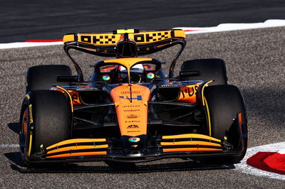 Lando Norris (GBR) McLaren MCL38. Formula 1 Testing, Sakhir, Bahrain, Day One.- www.xpbimages.com, EMail: