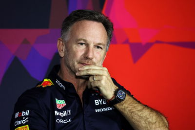 Christian Horner (GBR) Red Bull Racing Team Principal in the FIA Press Conference. Formula 1 Testing, Sakhir, Bahrain, Day