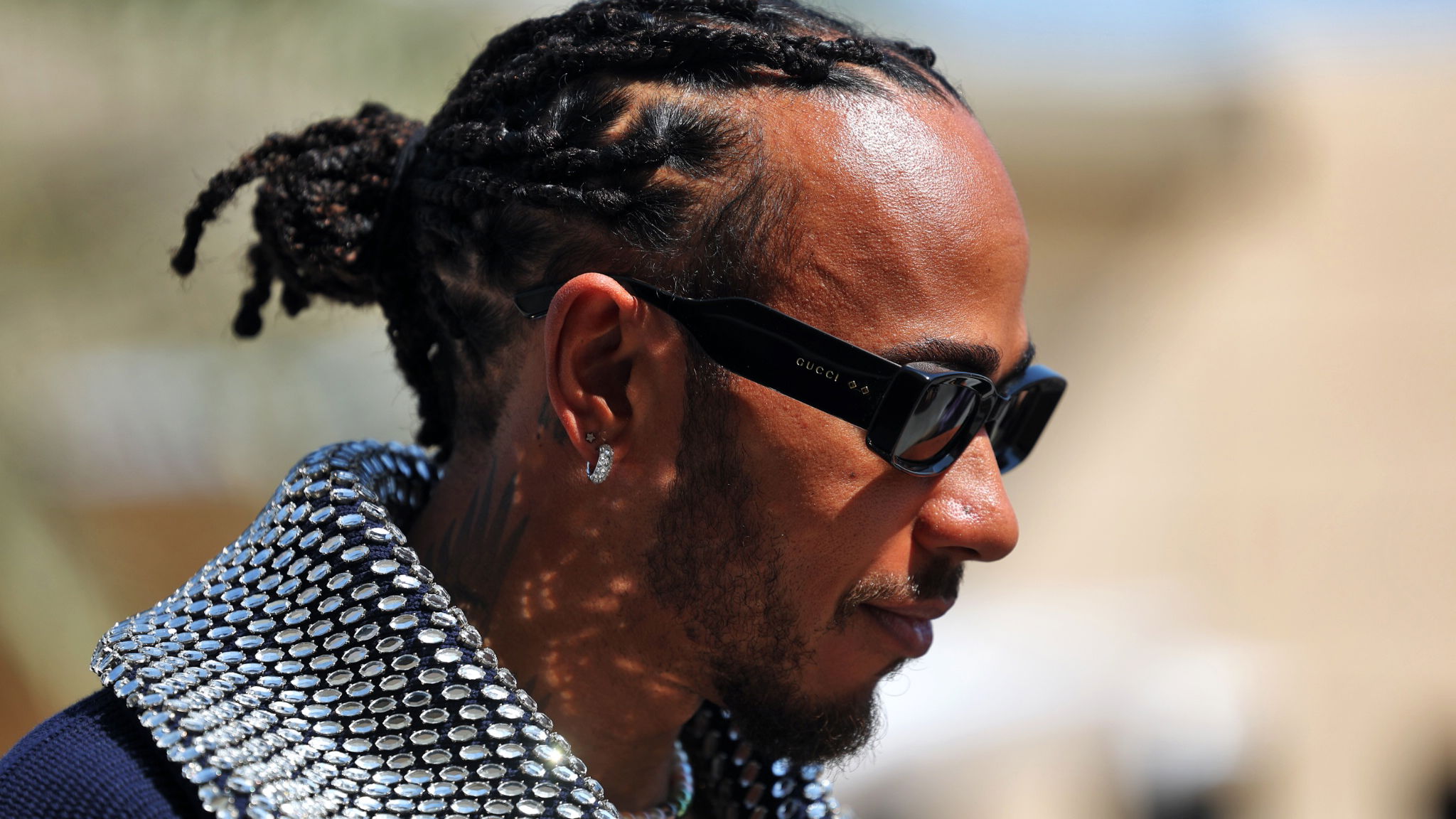 Lewis Hamilton (GBR) Mercedes AMG F1. Formula 1 World Championship, Rd 1, Bahrain Grand Prix, Sakhir, Bahrain, Preparation