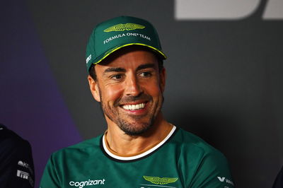 Fernando Alonso (ESP) Aston Martin F1 Team in the FIA Press Conference. Formula 1 World Championship, Rd 1, Bahrain Grand