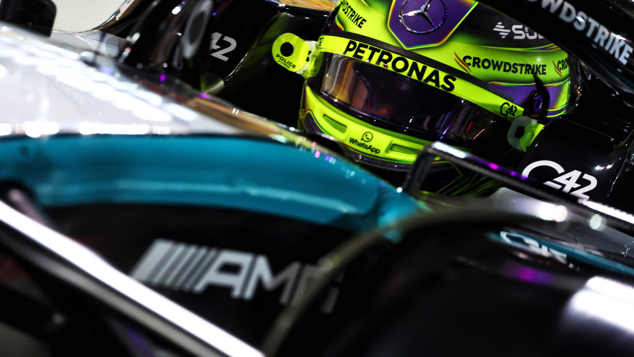 Lewis Hamilton (GBR) Mercedes AMG F1 W15. Formula 1 World Championship, Rd 1, Bahrain Grand Prix, Sakhir, Bahrain,