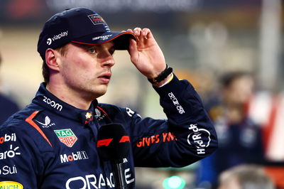 Pole sitter Max Verstappen (NLD) Red Bull Racing in qualifying parc ferme. Formula 1 World Championship, Rd 1, Bahrain