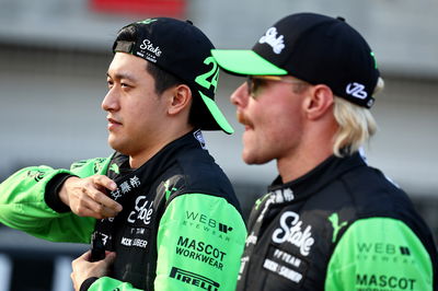 Zhou Guanyu (CHN) Sauber and Valtteri Bottas (FIN) Sauber. Formula 1 World Championship, Rd 1, Bahrain Grand Prix, Sakhir,