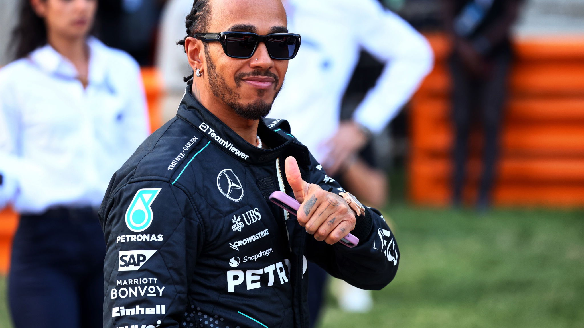 Lewis Hamilton (GBR) Mercedes AMG F1. Formula 1 World Championship, Rd 1, Bahrain Grand Prix, Sakhir, Bahrain, Race