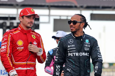 (L to R): Charles Leclerc (MON) Ferrari with Lewis Hamilton (GBR) Mercedes AMG F1. Formula 1 World Championship, Rd 1,