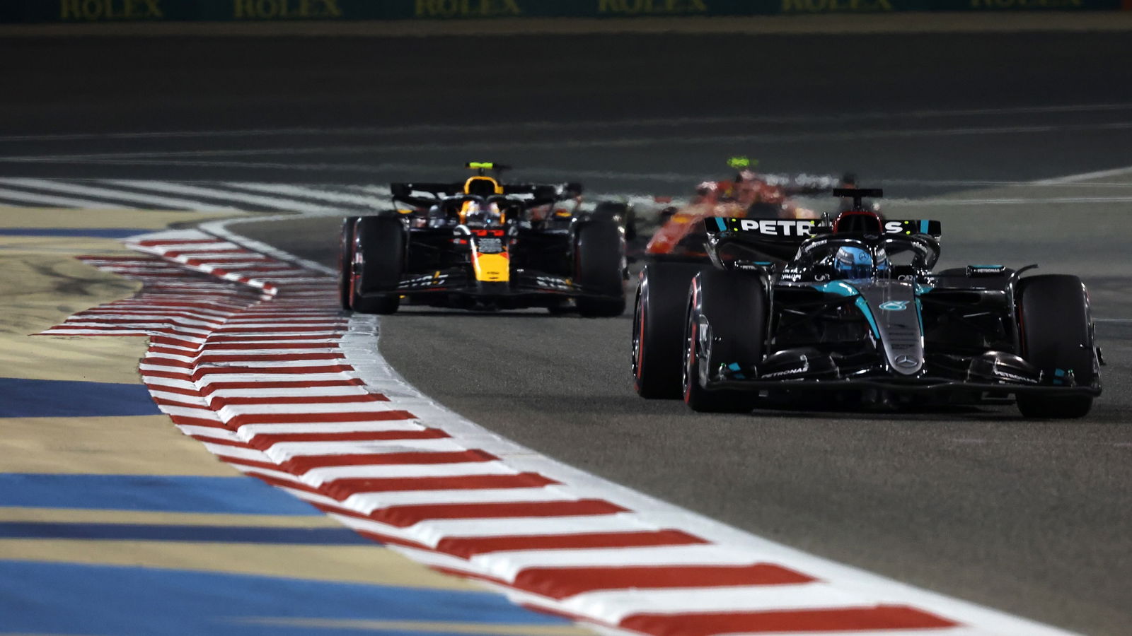 George Russell (GBR) Mercedes AMG F1 W15. Formula 1 World Championship, Rd 1, Bahrain Grand Prix, Sakhir, Bahrain, Race