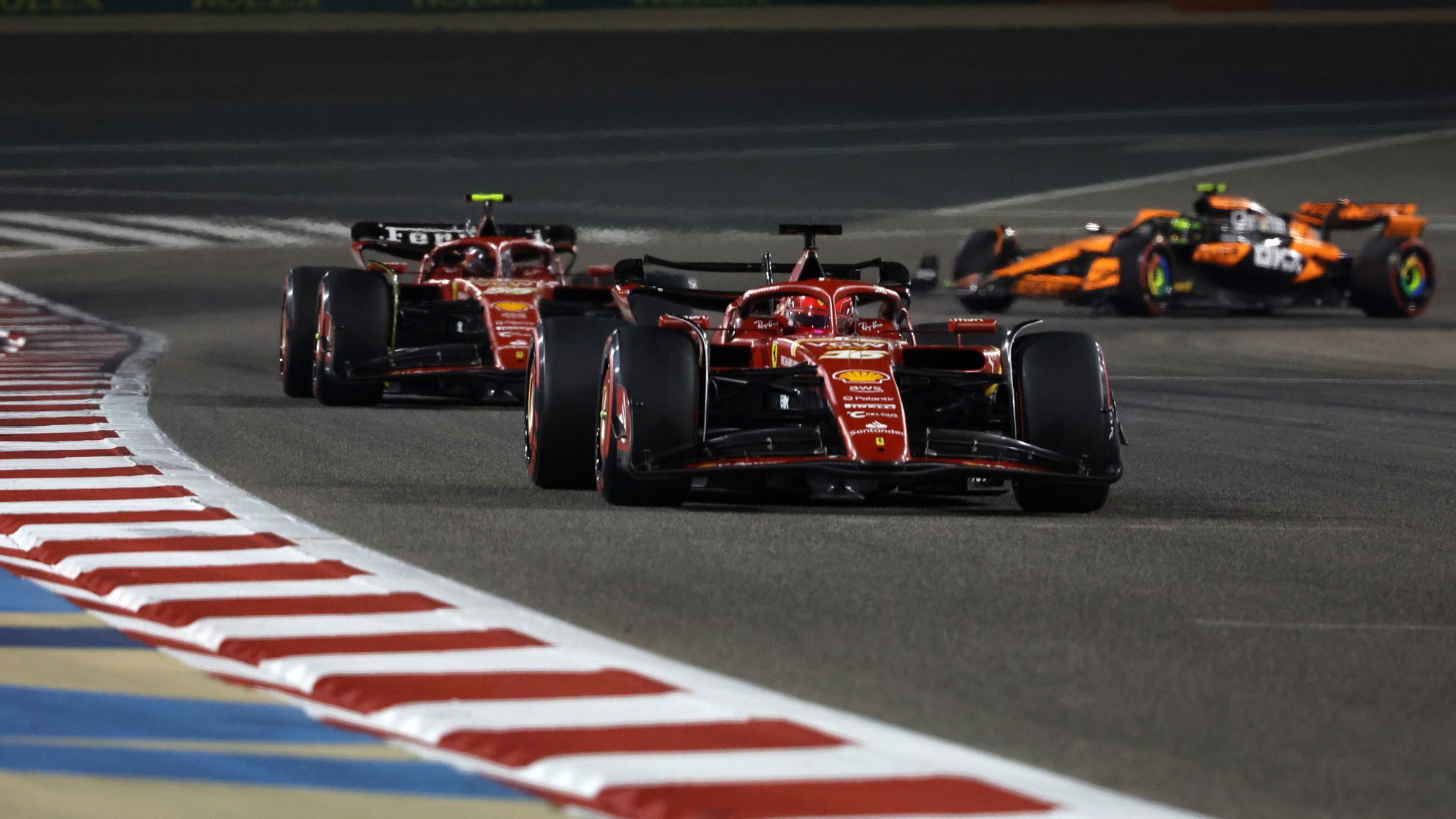 Charles Leclerc (MON) Ferrari SF-24. Formula 1 World Championship, Rd 1, Bahrain Grand Prix, Sakhir, Bahrain, Race Day.-