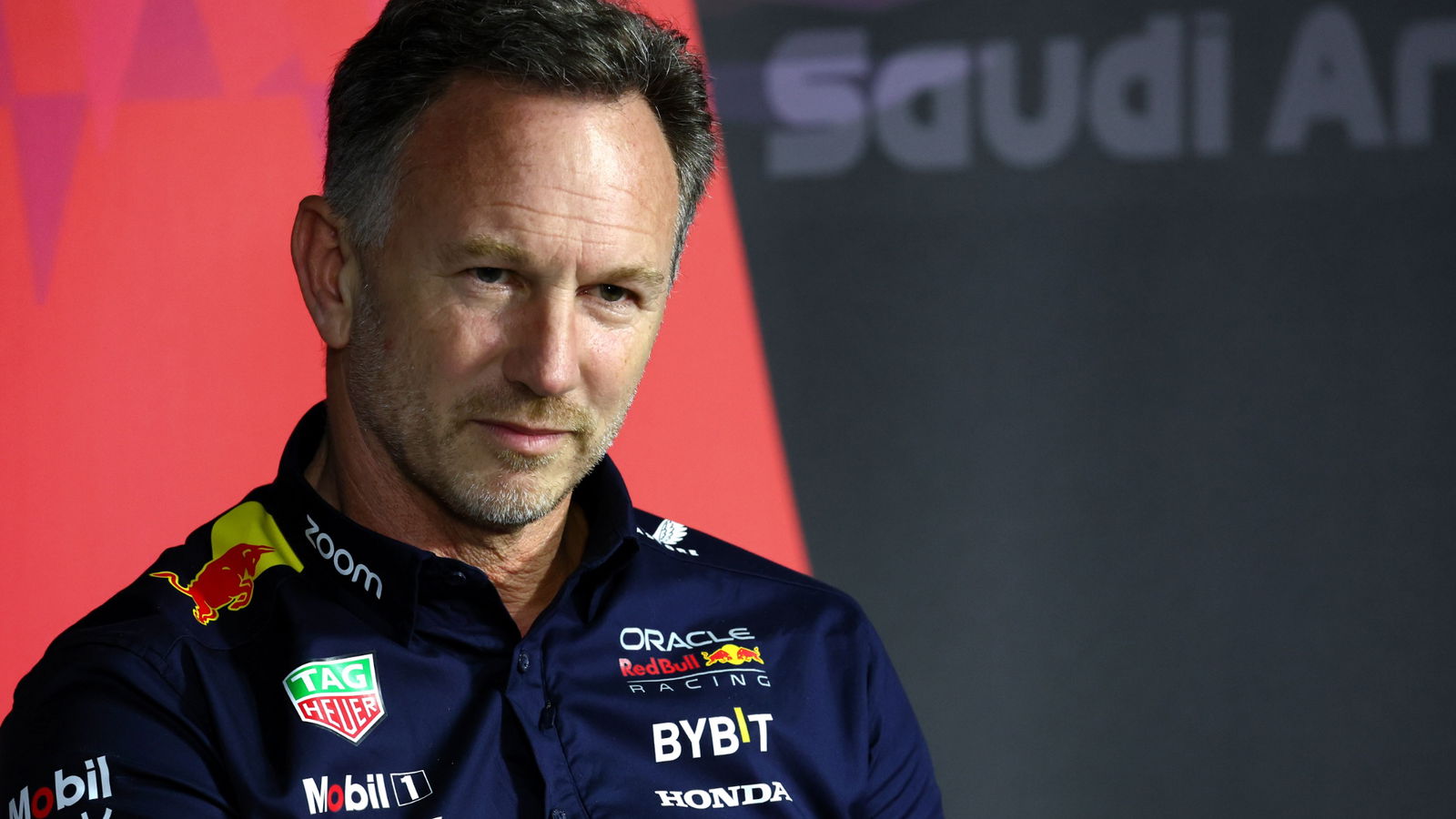 Christian Horner (GBR) Red Bull Racing Team Principal in the FIA Press Conference. Formula 1 World Championship, Rd 2,