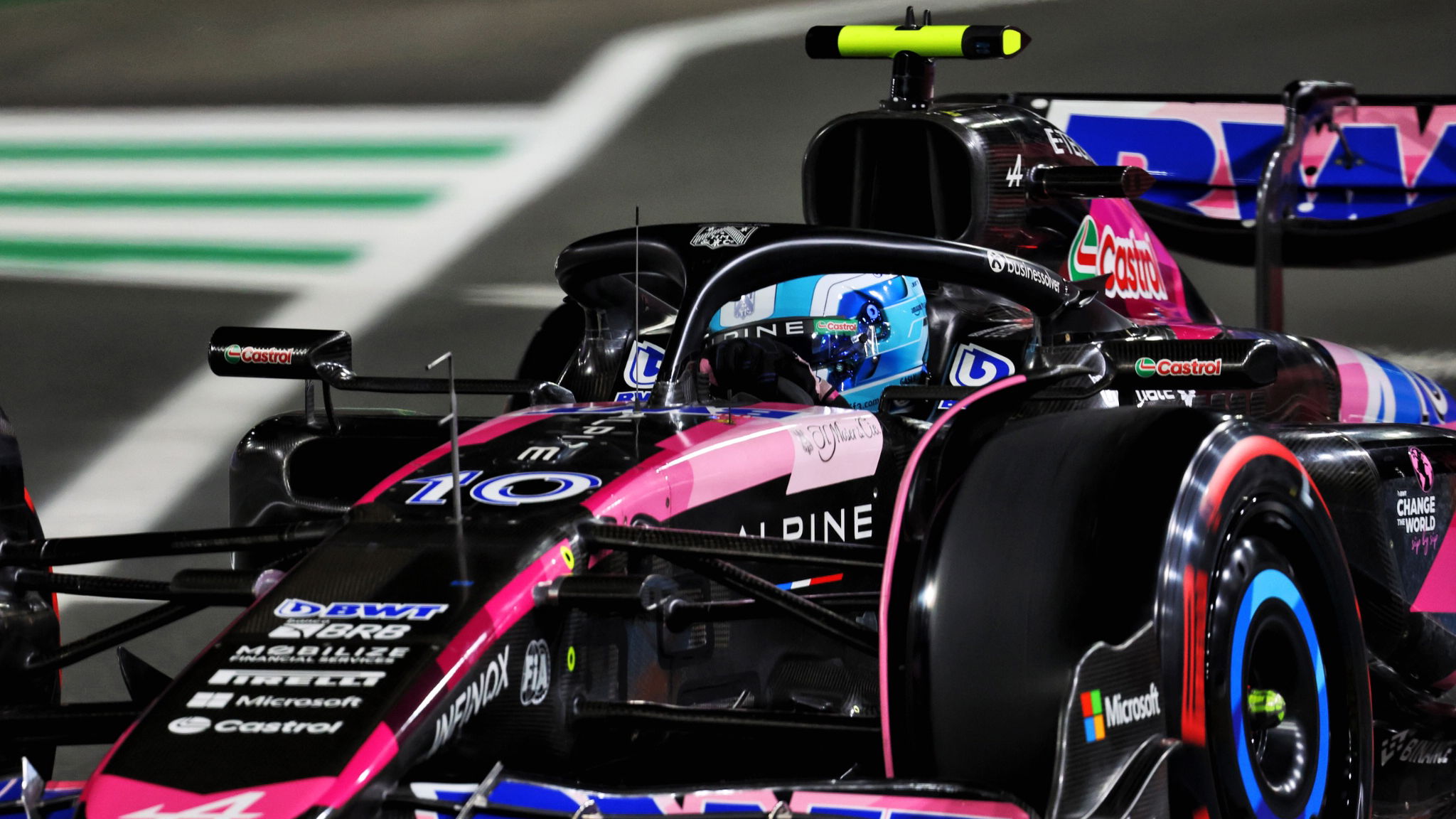 Pierre Gasly (FRA) Alpine F1 Team A524. Formula 1 World Championship, Rd 2, Saudi Arabian Grand Prix, Jeddah, Saudi