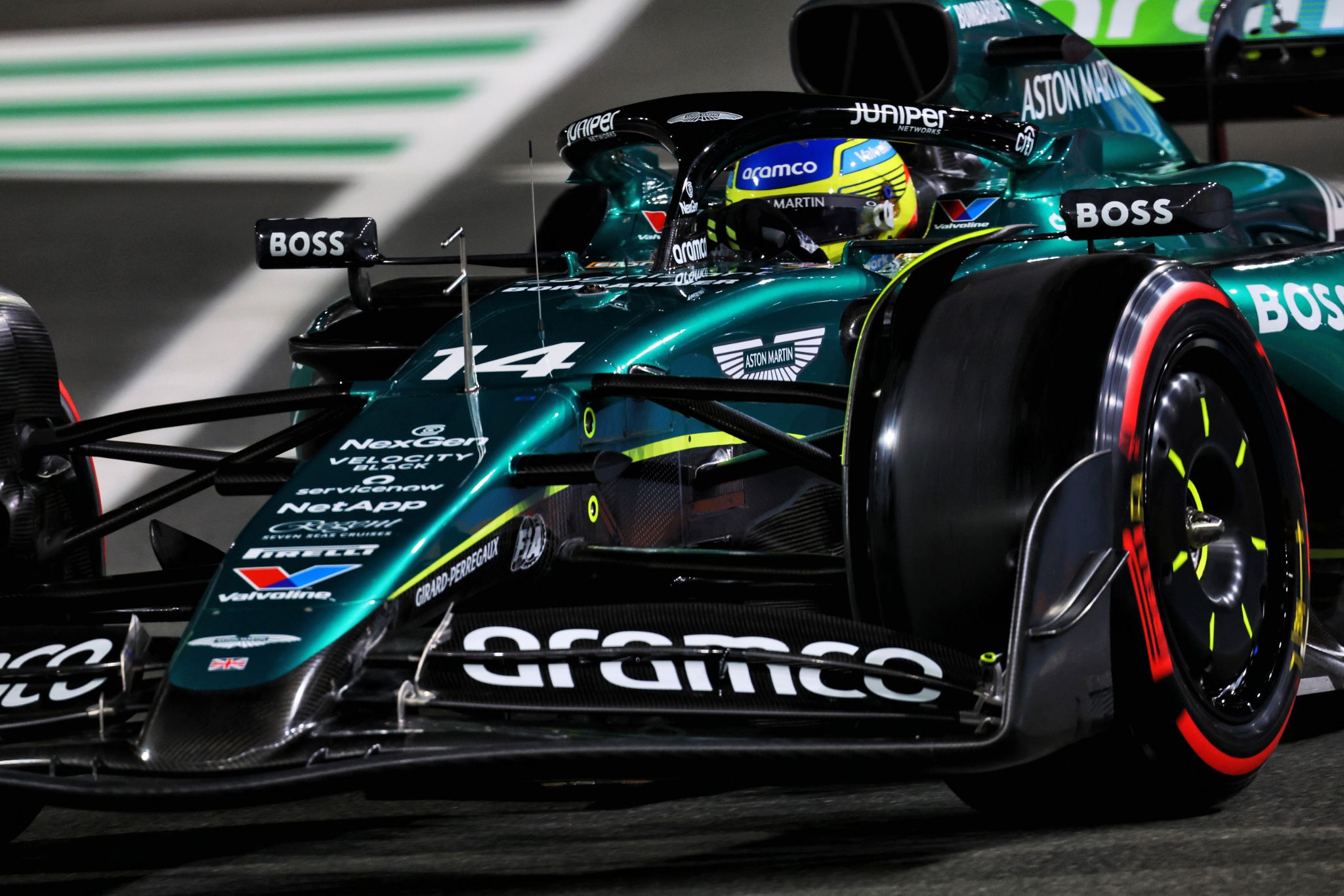 Fernando Alonso (ESP) Aston Martin F1 Team AMR24. Formula 1 World Championship, Rd 2, Saudi Arabian Grand Prix, Jeddah,
