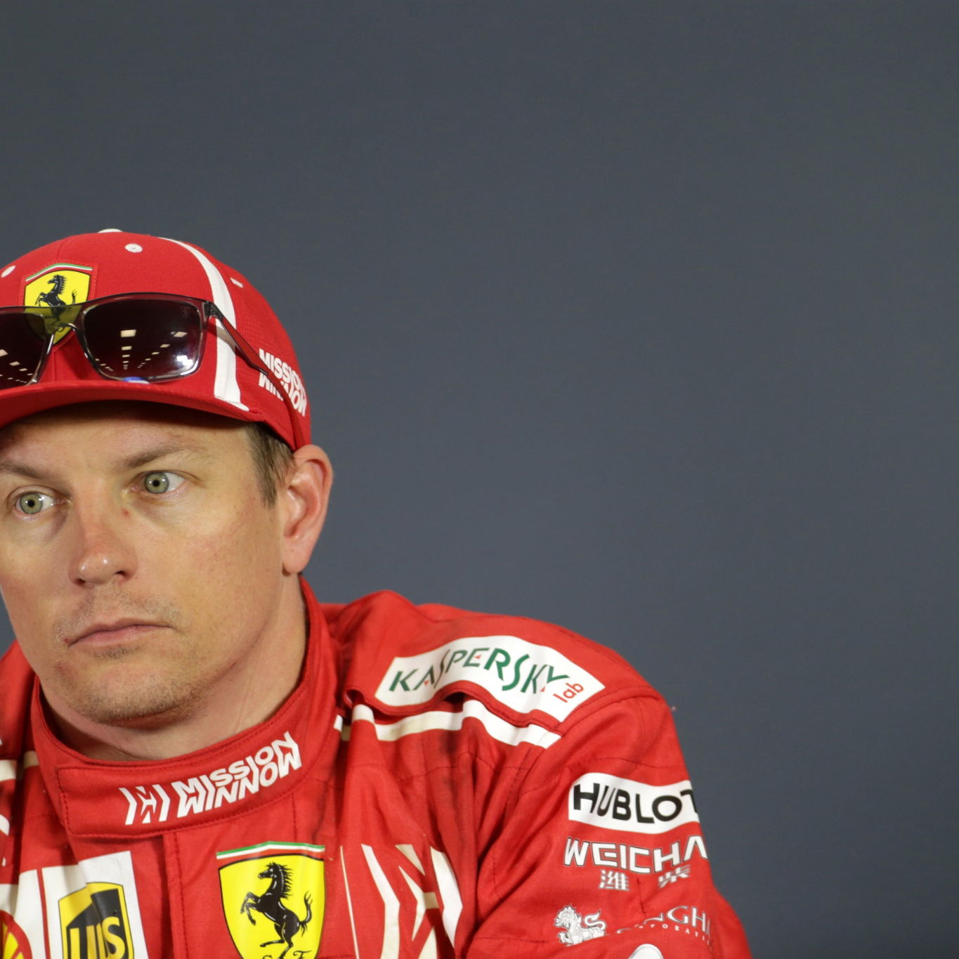 - Race, Press conference, Kimi Raikkonen (FIN) Scuderia Ferrari
