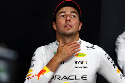 Sergio Perez (MEX) Red Bull Racing in qualifying parc ferme. Formula 1 World Championship, Rd 2, Saudi Arabian Grand Prix,