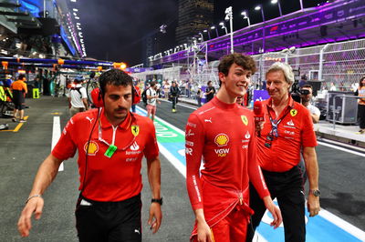 Oliver Bearman (GBR) Ferrari Reserve Driver on the grid. Formula 1 World Championship, Rd 2, Saudi Arabian Grand Prix,