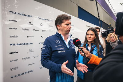 James Vowles (GBR) Williams Racing Team Principal with Lawrence Barretto (GBR) Formula 1 Senior Writer Editor. Formula 1