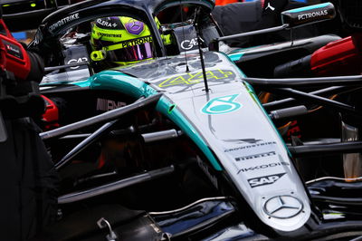 Lewis Hamilton (GBR) Mercedes AMG F1 W15 in the pits. Formula 1 World Championship, Rd 3, Australian Grand Prix, Albert