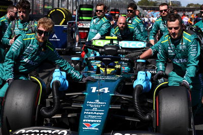 Fernando Alonso (ESP) Aston Martin F1 Team AMR24 on the grid. Formula 1 World Championship, Rd 3, Australian Grand Prix,