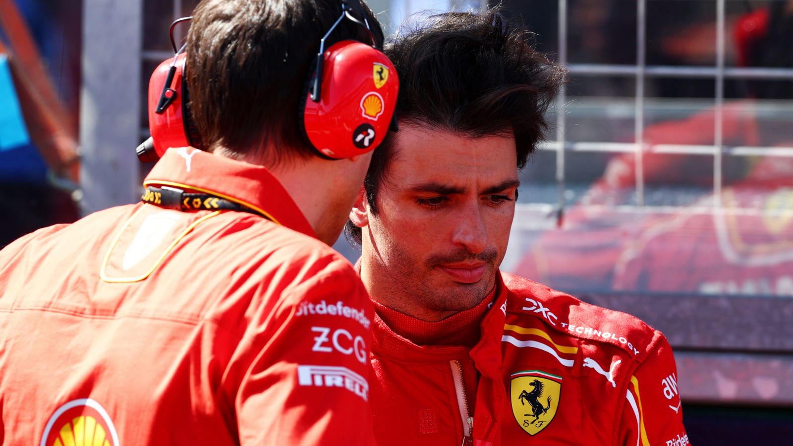 Carlos Sainz Jr (ESP) Ferrari on the grid. Formula 1 World Championship, Rd 3, Australian Grand Prix, Albert Park,