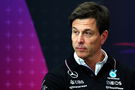 Toto Wolff (GER) Mercedes AMG F1 Shareholder and Executive Director in the FIA Press Conference. Formula 1 World