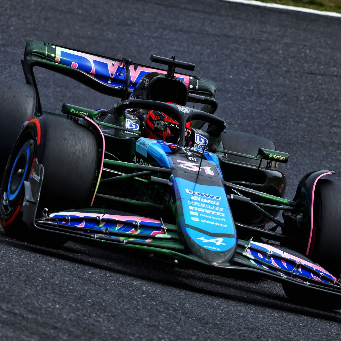Esteban Ocon (FRA) Alpine F1 Team A524. Formula 1 World Championship, Rd 4, Japanese Grand Prix, Suzuka, Japan, Qualifying