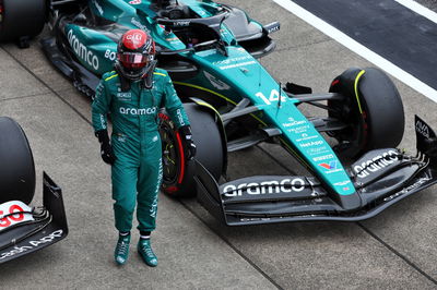 Fernando Alonso (ESP) Aston Martin F1 Team AMR24 in qualifying parc ferme. Formula 1 World Championship, Rd 4, Japanese