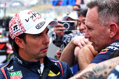 Sergio Perez and Christian Horner