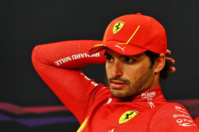 Carlos Sainz Jr (ESP) Ferrari, in the post race FIA Press Conference. Formula 1 World Championship, Rd 4, Japanese Grand