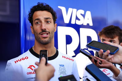 Daniel Ricciardo (AUS) RB with the media. Formula 1 World Championship, Rd 5, Chinese Grand Prix, Shanghai, China,