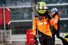 Lando Norris (GBR) McLaren celebrates pole position in Sprint qualifying parc ferme. Formula 1 World Championship, Rd 5,