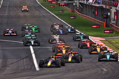 Max Verstappen (NLD) Red Bull Racing RB20 leads at the start of the race. Formula 1 World Championship, Rd 5, Chinese